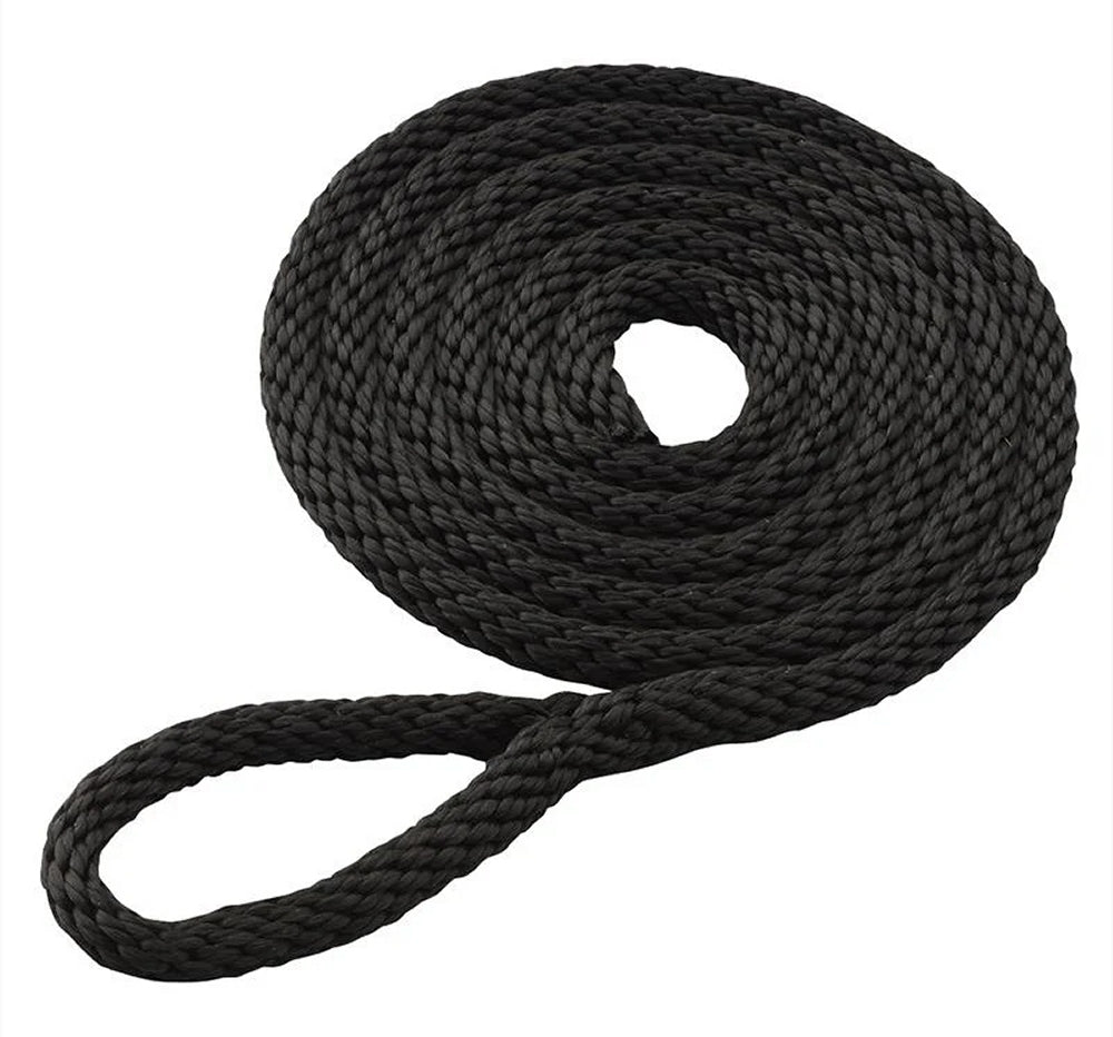 ProPlus SF_121508sc Fenderleine Länge 1,5m schwarz Bootszubehör Festmacher