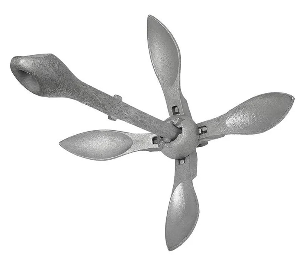 ProPlus SF_491032 Faltanker 3,2kg verzinkt Kopf eiförmig Anker Ankern