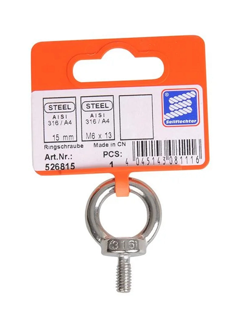 ProPlus SF_526815 Ringschraube M6 A4 RVS AISI 316 Hebeöse