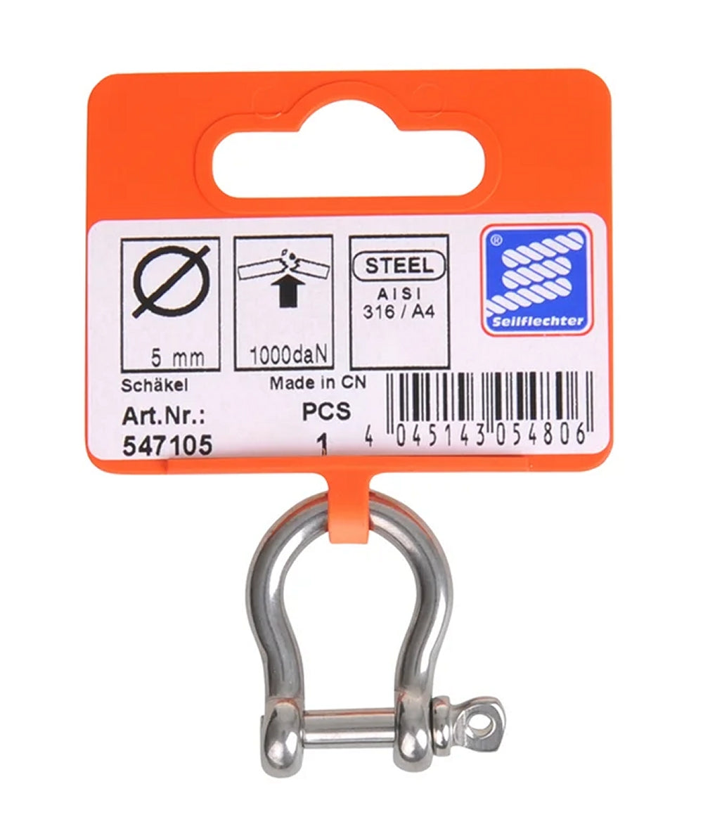 ProPlus SF_547105 Schäkel 5mm Rund Geschweift 1000 daN Verbindungselement