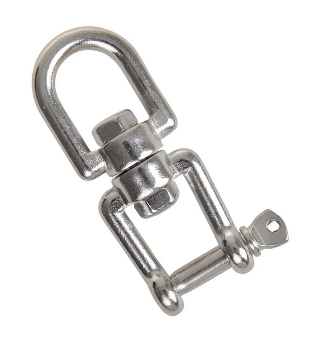 ProPlus SF_548432 Wirbelschäkel 8mm Auge-Gabel 2500 daN Drehwirbel