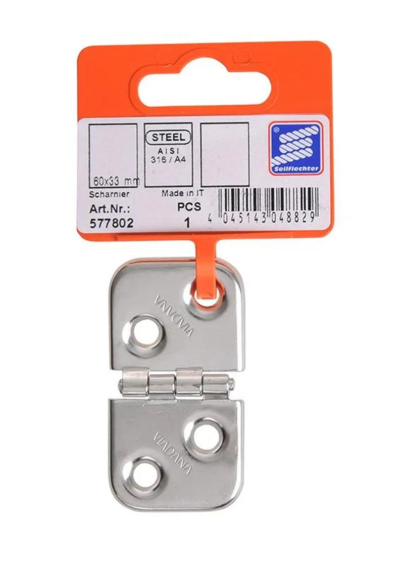 ProPlus SF_577802 Scharnier 60x39mm V4A RVS AISI 316 4 Loch