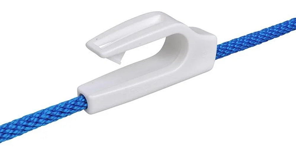 ProPlus SF_591710 Fenderhaken Kunststoff weiß für Reling 20-25mm Bootszubehör