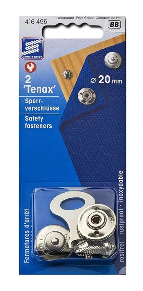 ProPlus SF_957015 Satz Tenax Sperrverschluss 20mm 2 Stück im Blister
