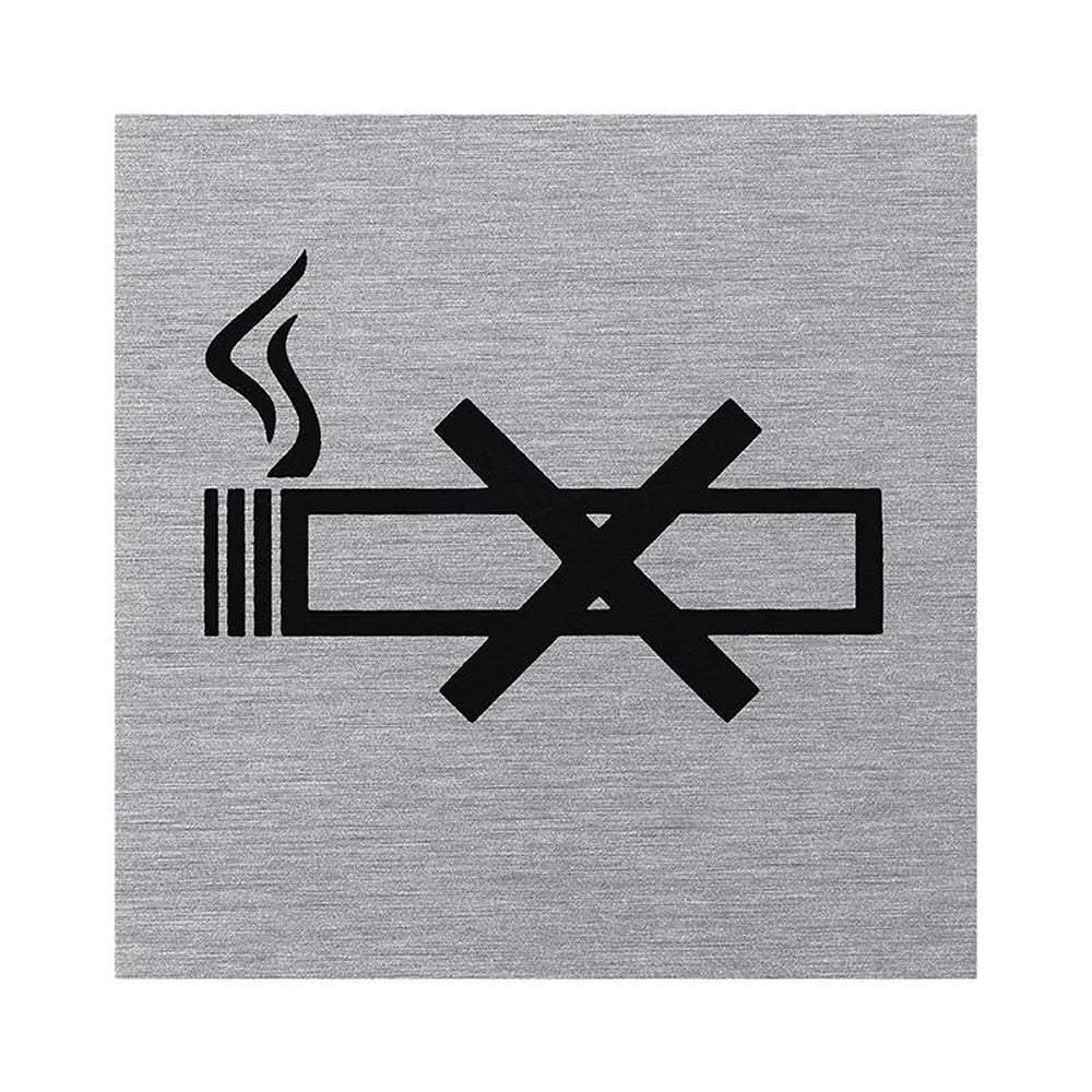 ProPlus SF_972095 Aluminium Türschild "Bild Nicht Rauchen" 60x60mm Tür Schild