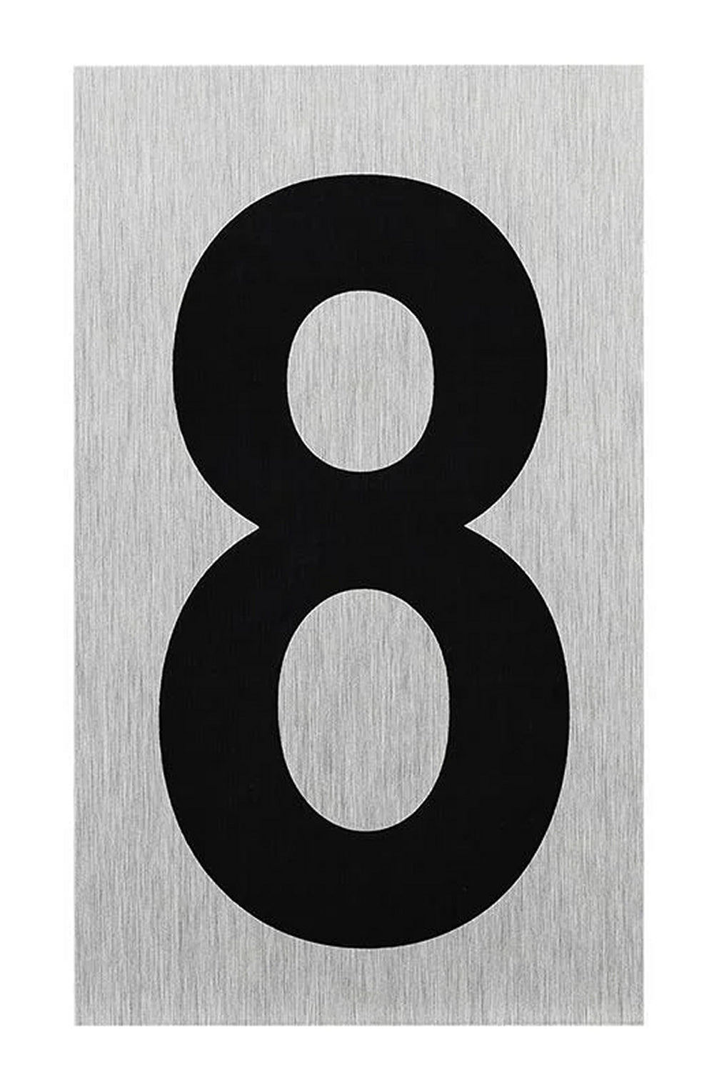 ProPlus SF_972101 Aluminium Türschild "8" 100x60mm Tür Schild