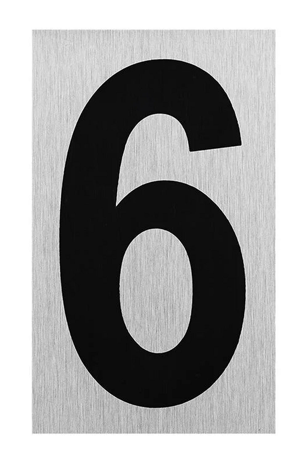 ProPlus SF_972103 Aluminium Türschild "6" 100x60mm Tür Schild