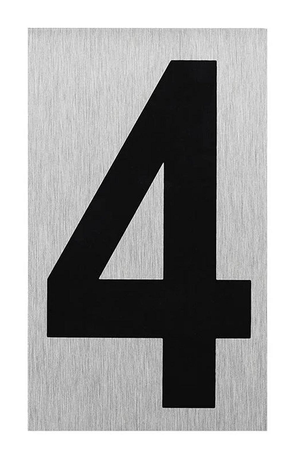 ProPlus SF_972105 Aluminium Türschild "4" 100x60mm Tür Schild