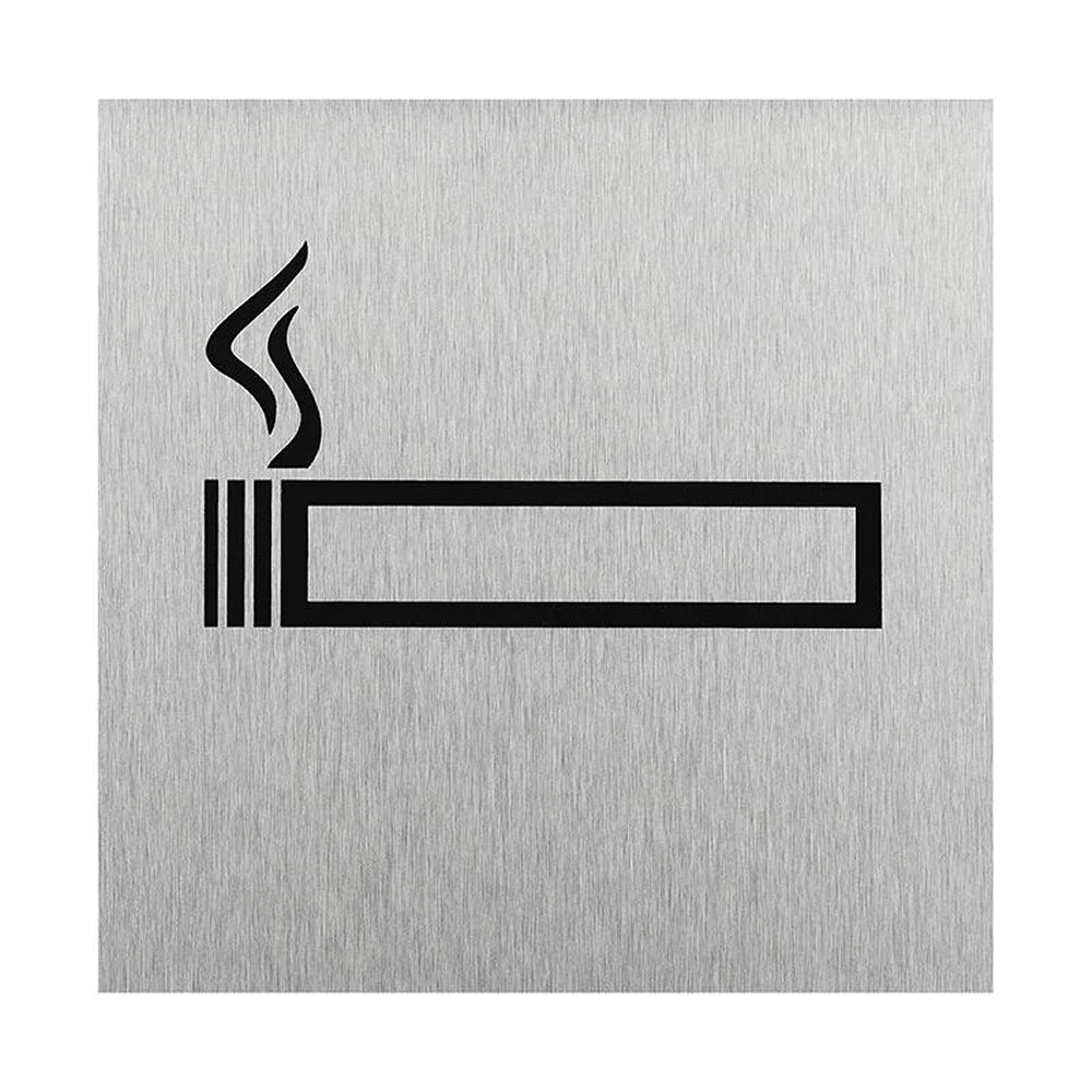 ProPlus SF_972130 Aluminium Türschild "Bild Rauchen erlaubt" 120x120mm Tür Schild