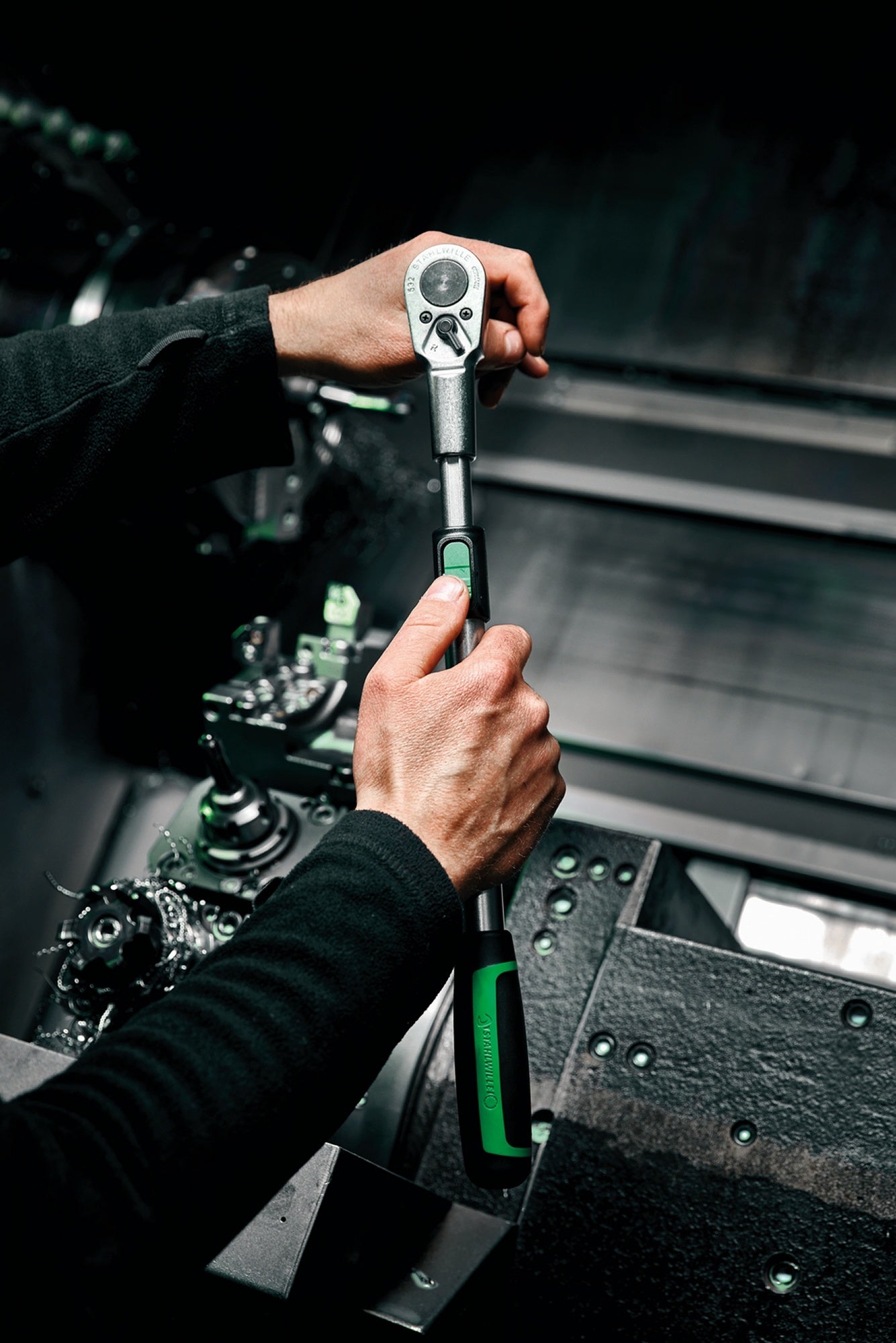 STAHLWILLE 13160000 Teleskopknarre 516 Länge 410-630mm Antrieb 12,5mm (1/2")