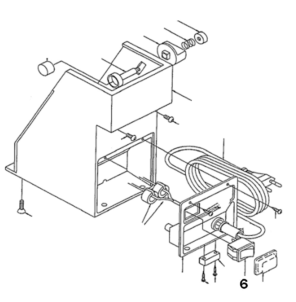 PROXXON 21200-06 Ein- Ausschalter für Bohrerschärfgerät Bohrerschleifgerät BSG 21200