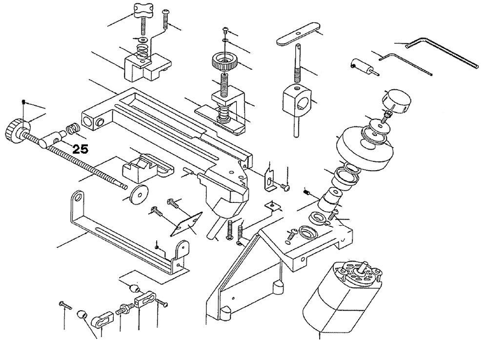 PROXXON 21200-25 Druckknopf für Bohrerschärfgerät Bohrerschleifgerät BSG 21200