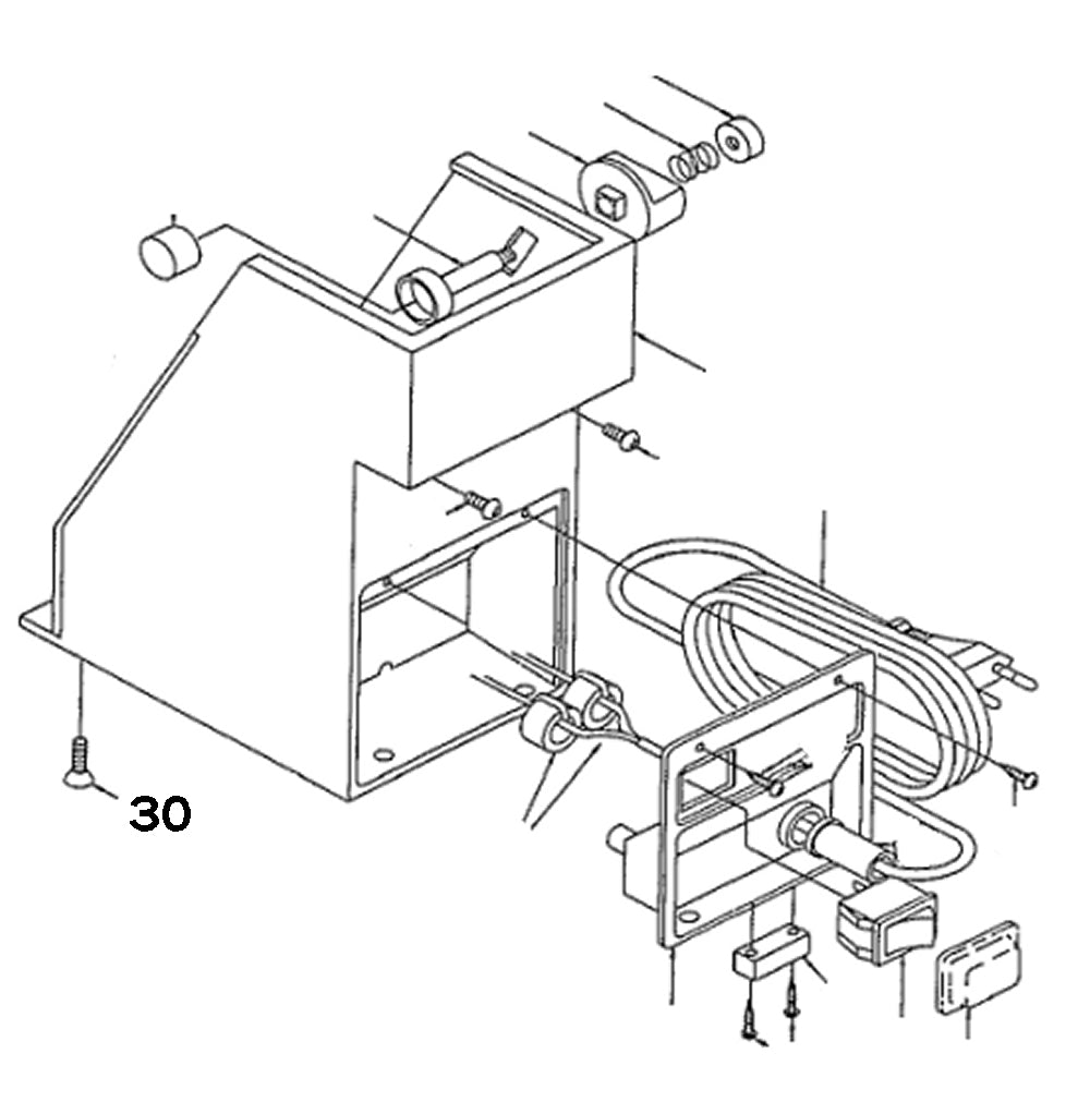 PROXXON 21200-30 Gehäuseschraube für Bohrerschärfgerät Bohrerschleifgerät BSG 21200