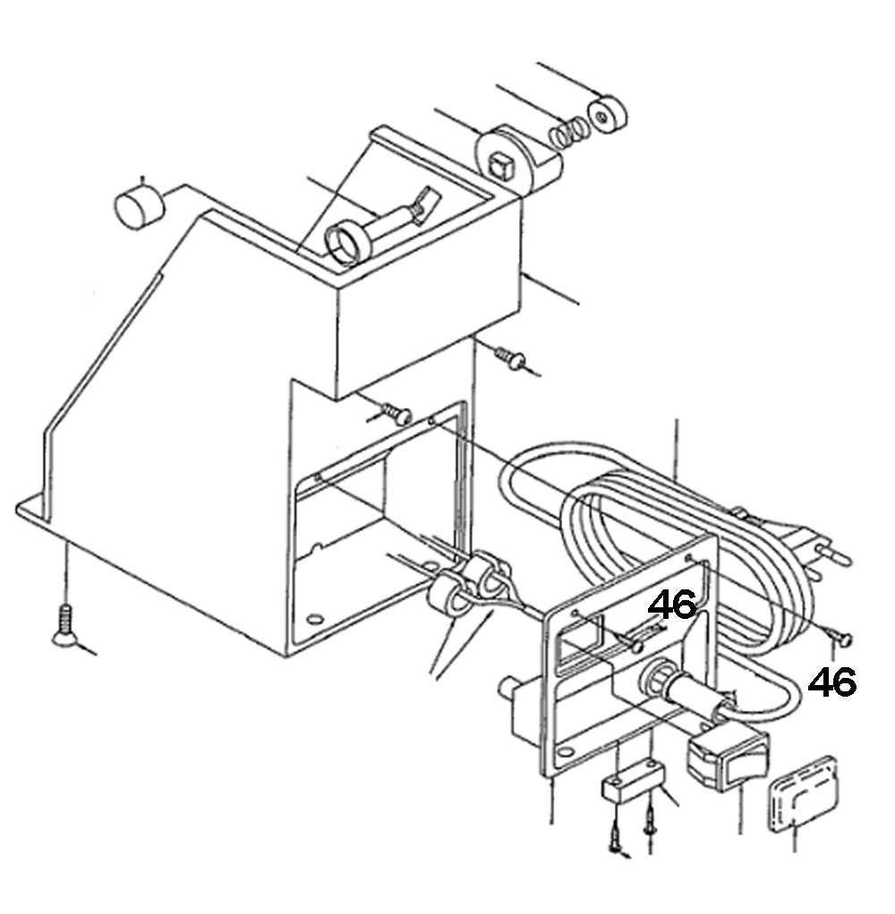 PROXXON 21200-46 Befestigungsschraube für Bohrerschärfgerät Bohrerschleifgerät BSG 21200