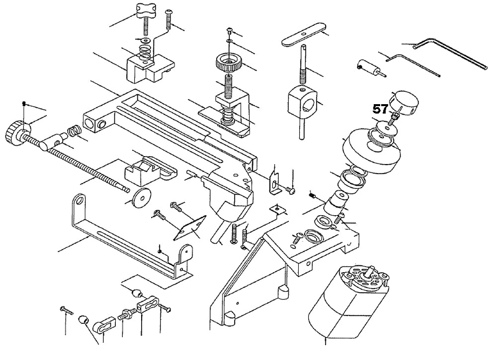 PROXXON 21200-57 Innensechskantschraube für Bohrerschärfgerät Bohrerschleifgerät BSG 21200