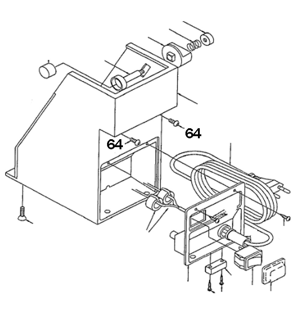 PROXXON 21200-64 Befestigungsschraube für Bohrerschärfgerät Bohrerschleifgerät BSG 21200