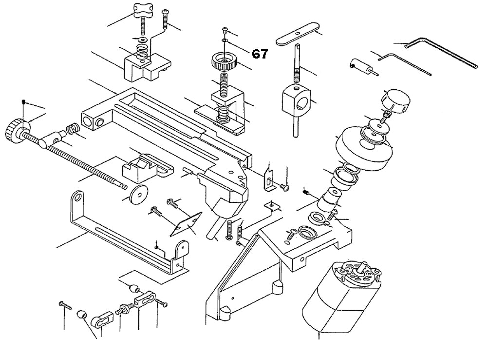 PROXXON 21200-67 Unterlegscheibe für Bohrerschärfgerät Bohrerschleifgerät BSG 21200