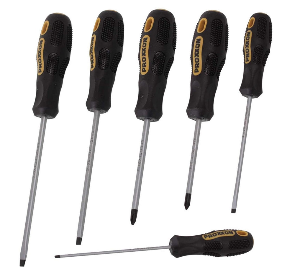 PROXXON 22604 FLEX DOT Schraubendreher Satz 2 x PH Kreuzschlitz & 4 x Schlitzschraubendreher 6tlg
