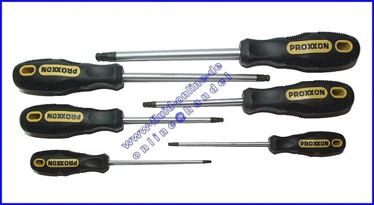 PROXXON 22642 FLEX DOT Satz Schraubendreher Innensechskant HX2,5-8 mm 6teilig