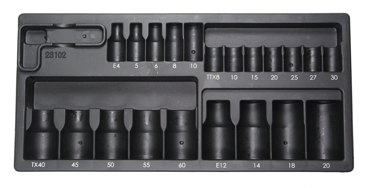 PROXXON Kunststoffeinlage / Einlage leer für Satz 23102