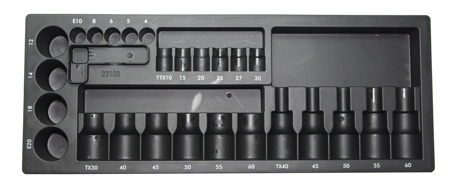 PROXXON Kunststoffeinlage / Einlage leer für Satz 23103