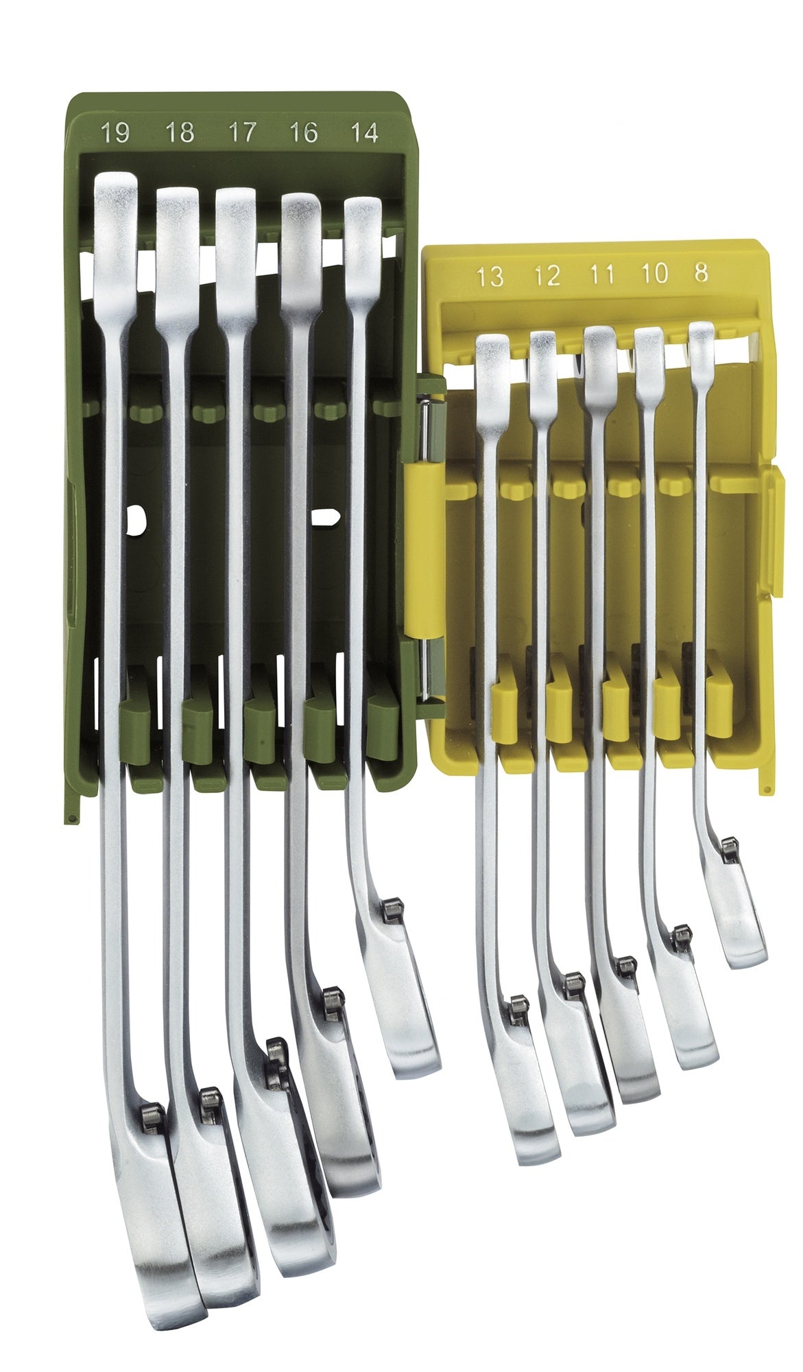 PROXXON 23126 Satz MicroSpeeder 8-19mm Ringratschenschlüssel im Klapphalter 10teilig