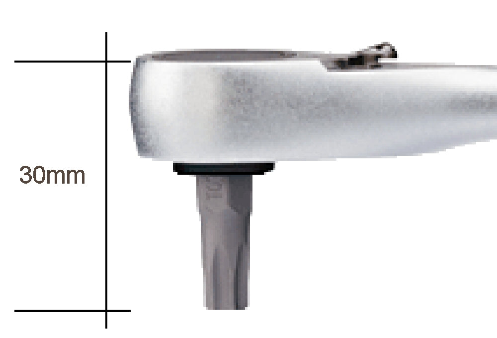 PROXXON 23158 MICRO Bit Ratsche mit 6,3mm (1/4") Sechskantaufnahme