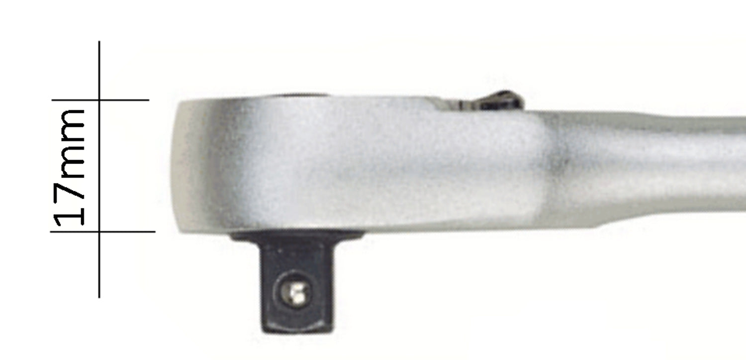 PROXXON 23164 MICRO Kompaktratsche 12,5mm (1/2") feinverzahnt mit 72 Zähnen