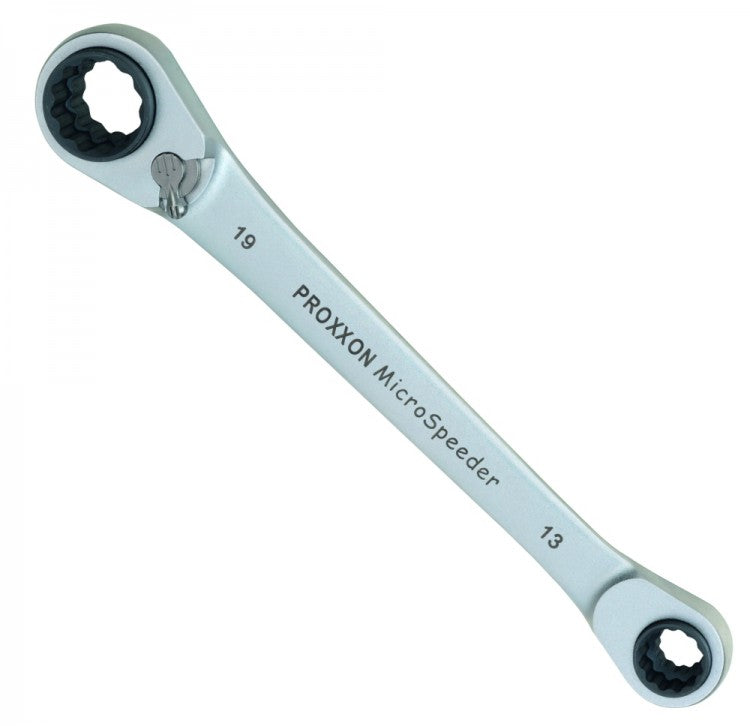 PROXXON 23236 MICROSpeeder 10x13mm + 17x19mm Doppelring Ratschenschlüssel