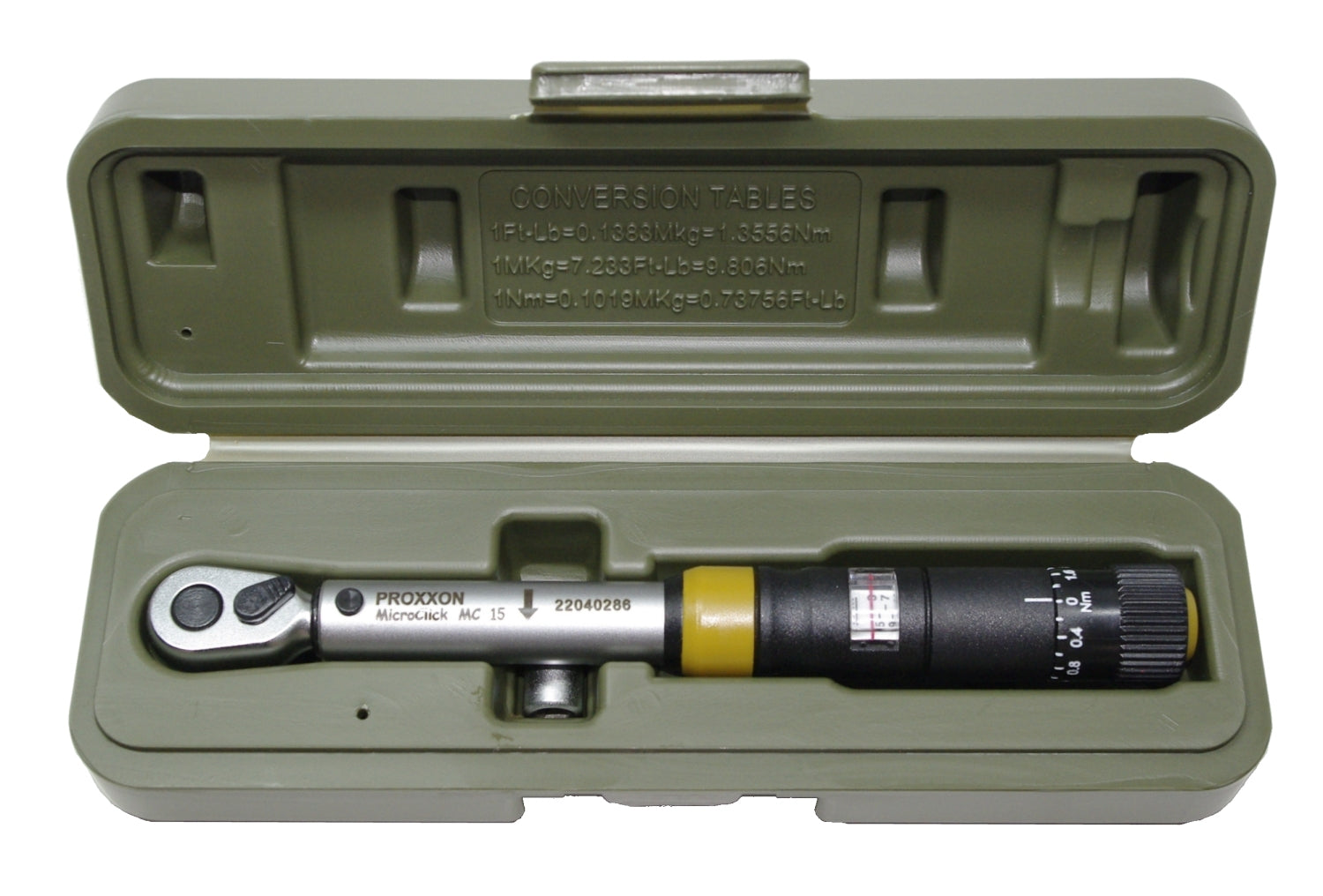 PROXXON 23345 Drehmomentschlüssel MC15 3 - 15 Nm Antrieb 6,3mm (1/4")