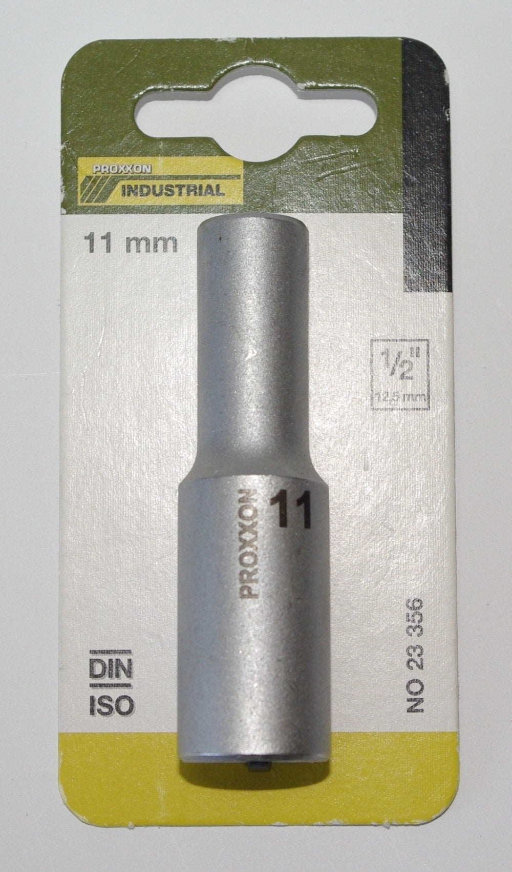 PROXXON 23356 Tiefbett Steckschlüsseleinsatz / Nuss 11mm Antrieb 12,5mm (1/2")