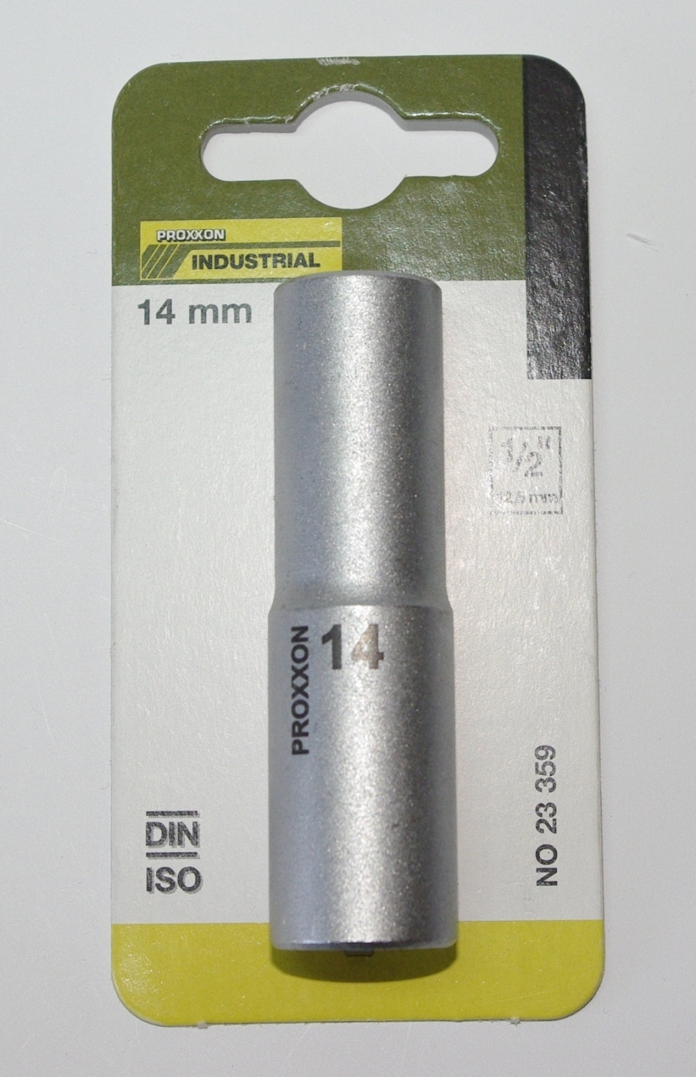 PROXXON 23359 Tiefbett Steckschlüsseleinsatz / Nuss 14mm Antrieb 12,5mm (1/2")