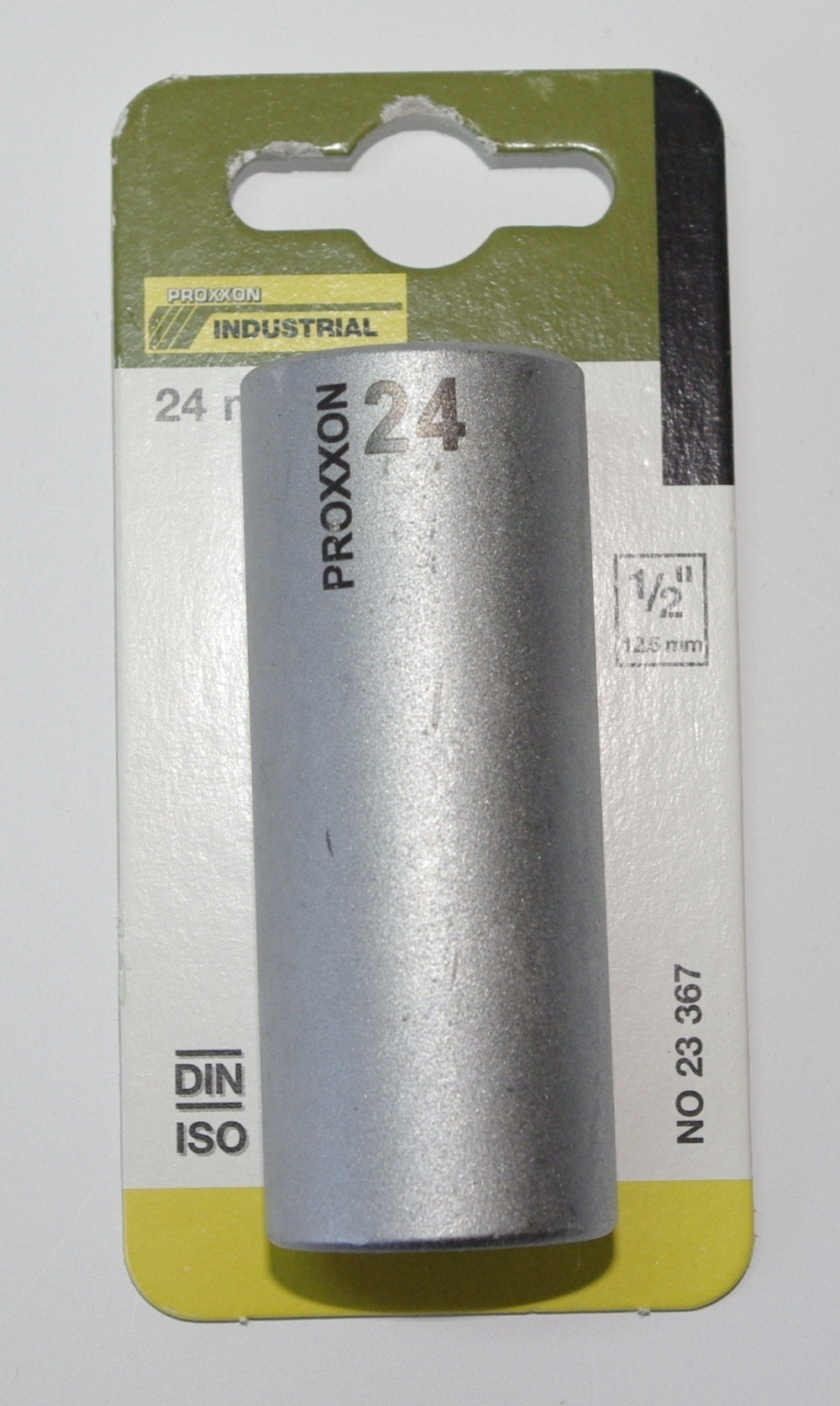 PROXXON 23367 Tiefbett Steckschlüsseleinsatz / Nuss 24mm Antrieb 12,5mm (1/2")