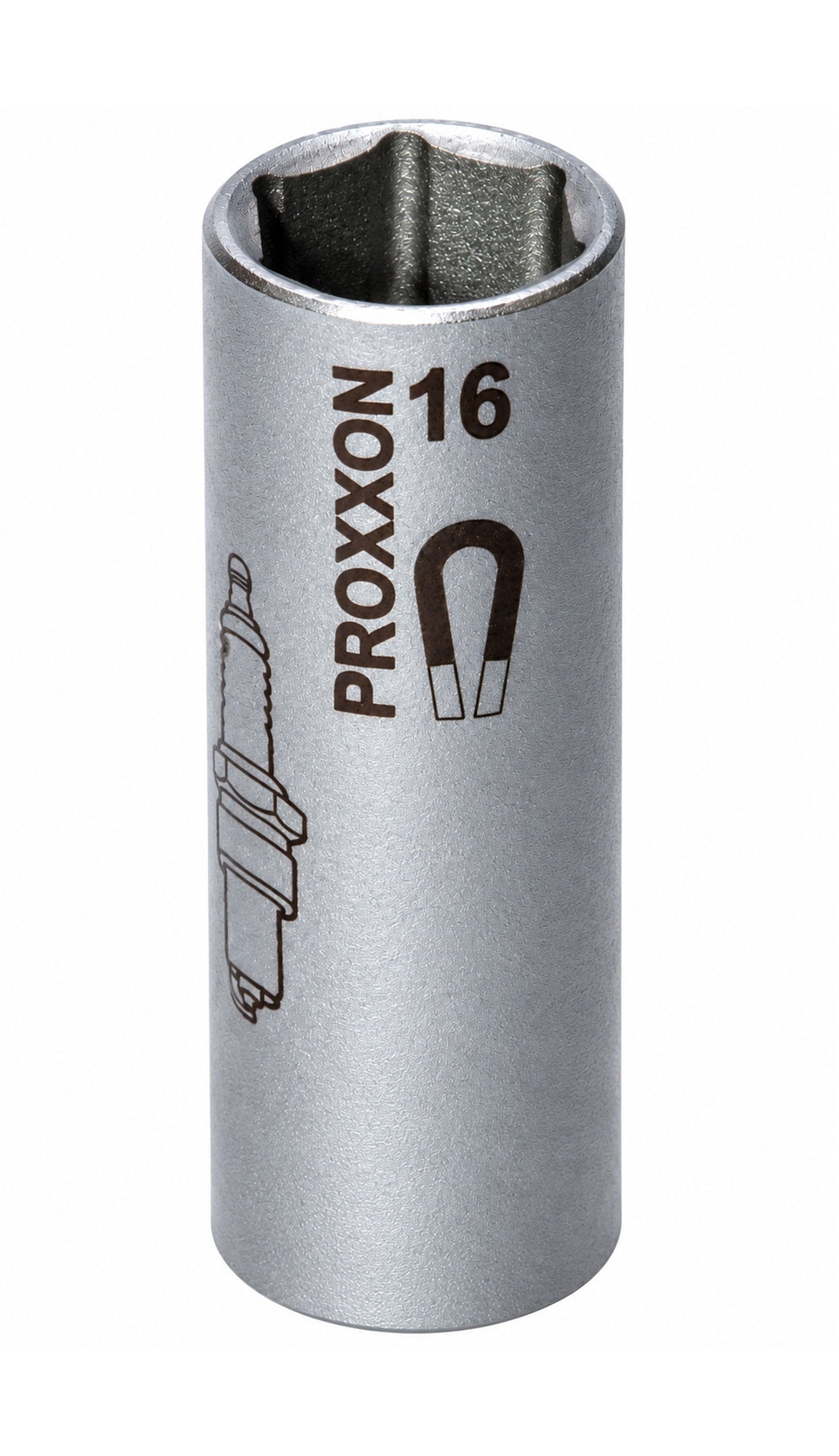 PROXXON 23392 Zündkerzen Nuss 16mm mit Magneteinsatz Antrieb 12,5mm(1/2")