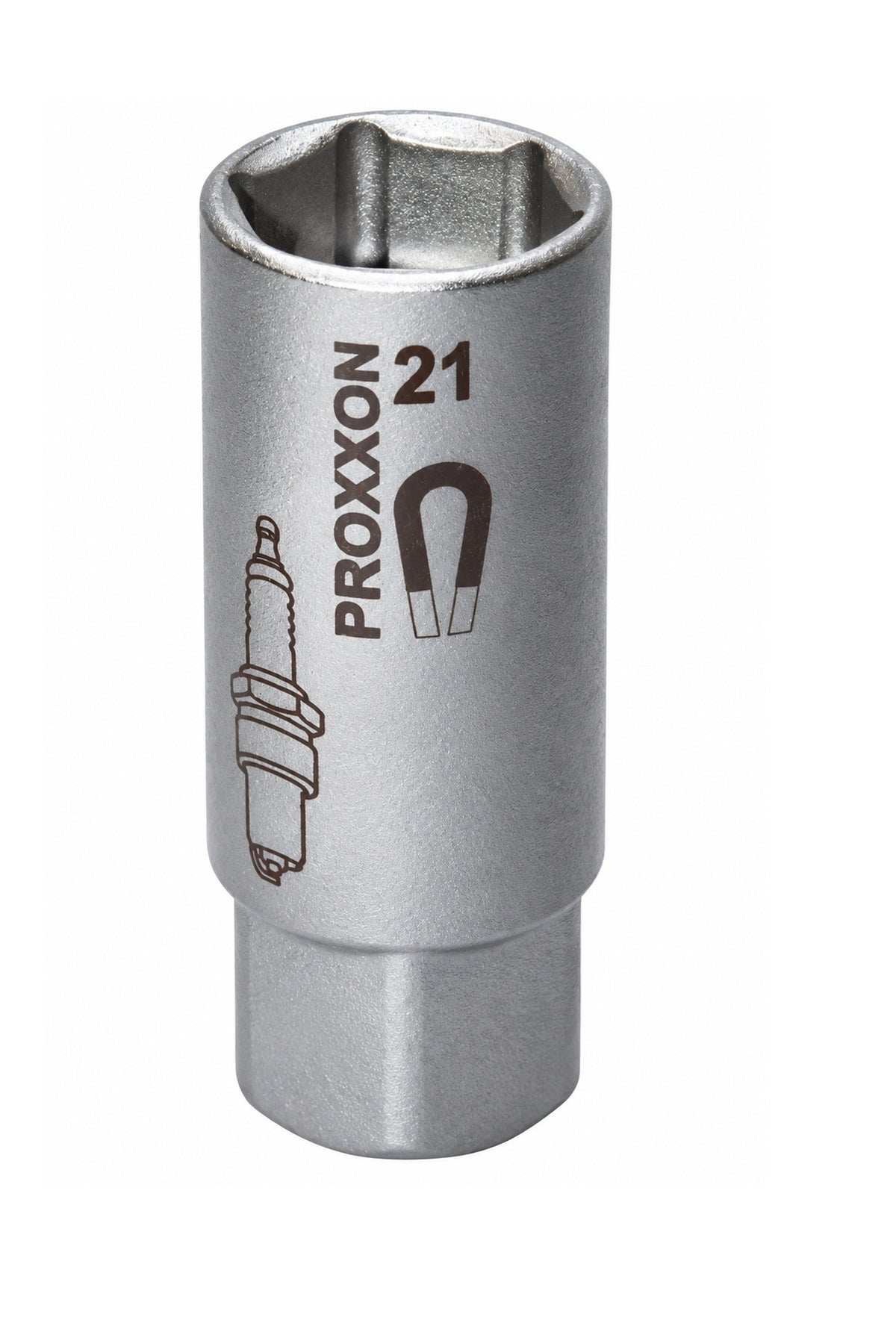 PROXXON 23396 Zündkerzen Nuss 21mm mit Magneteinsatz Antrieb 12,5mm(1/2")
