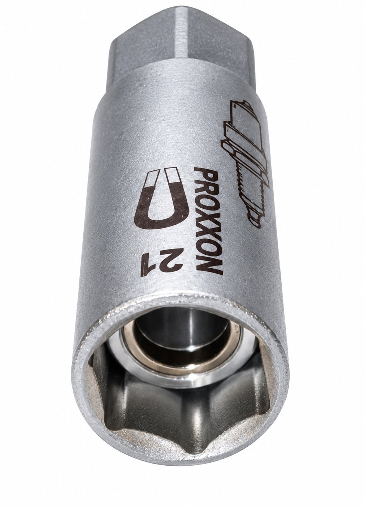 PROXXON 23396 Zündkerzen Nuss 21mm mit Magneteinsatz Antrieb 12,5mm(1/2")