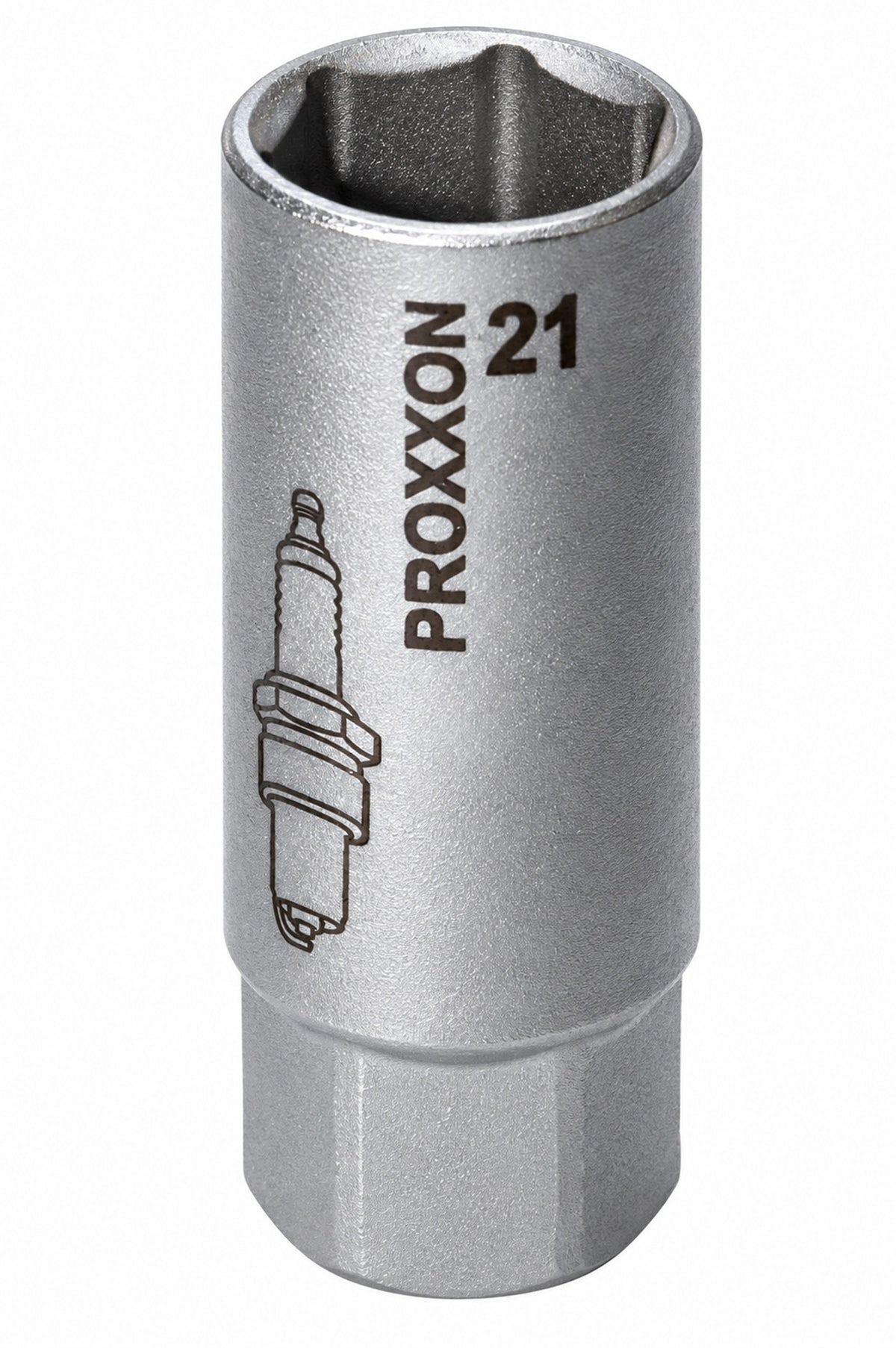 PROXXON 23444 Zündkerzen Nuss mit TPR Einlage 21mm Antrieb 12,5mm(1/2")