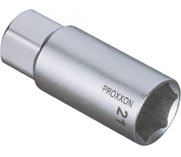 PROXXON 23444 Zündkerzen Nuss mit TPR Einlage 21mm Antrieb 12,5mm(1/2")