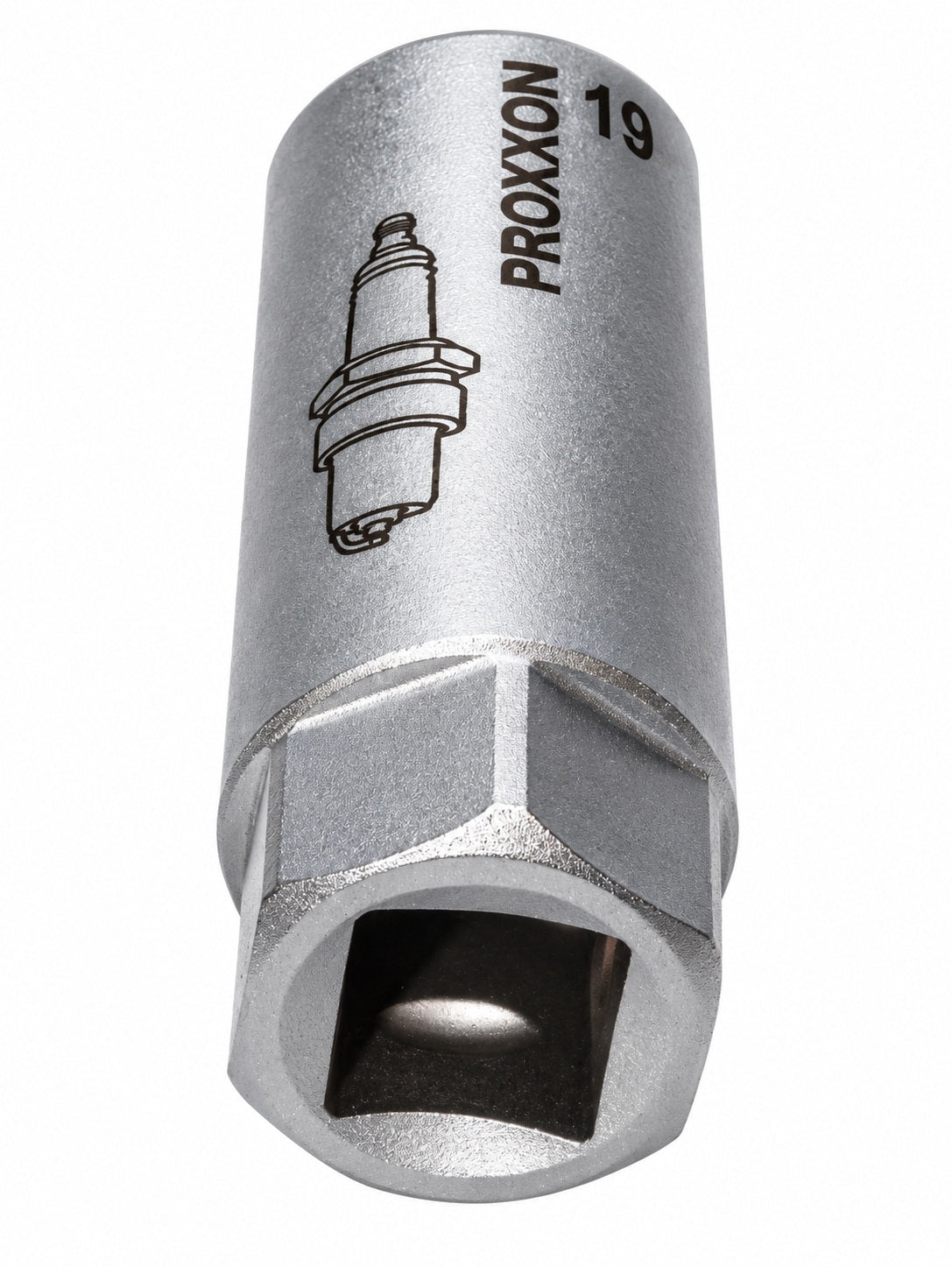 PROXXON 23445 Zündkerzen Nuss mit TPR Einlage 19mm Antrieb 12,5mm(1/2")