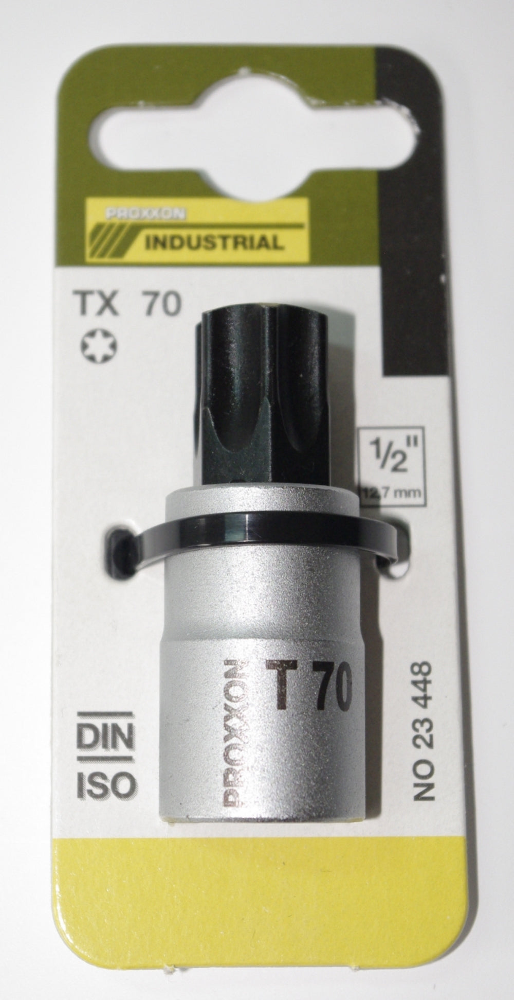 PROXXON 23448 TX70 TORX Einsatz Nuss 55mm lang Antrieb 12,5mm (1/2')