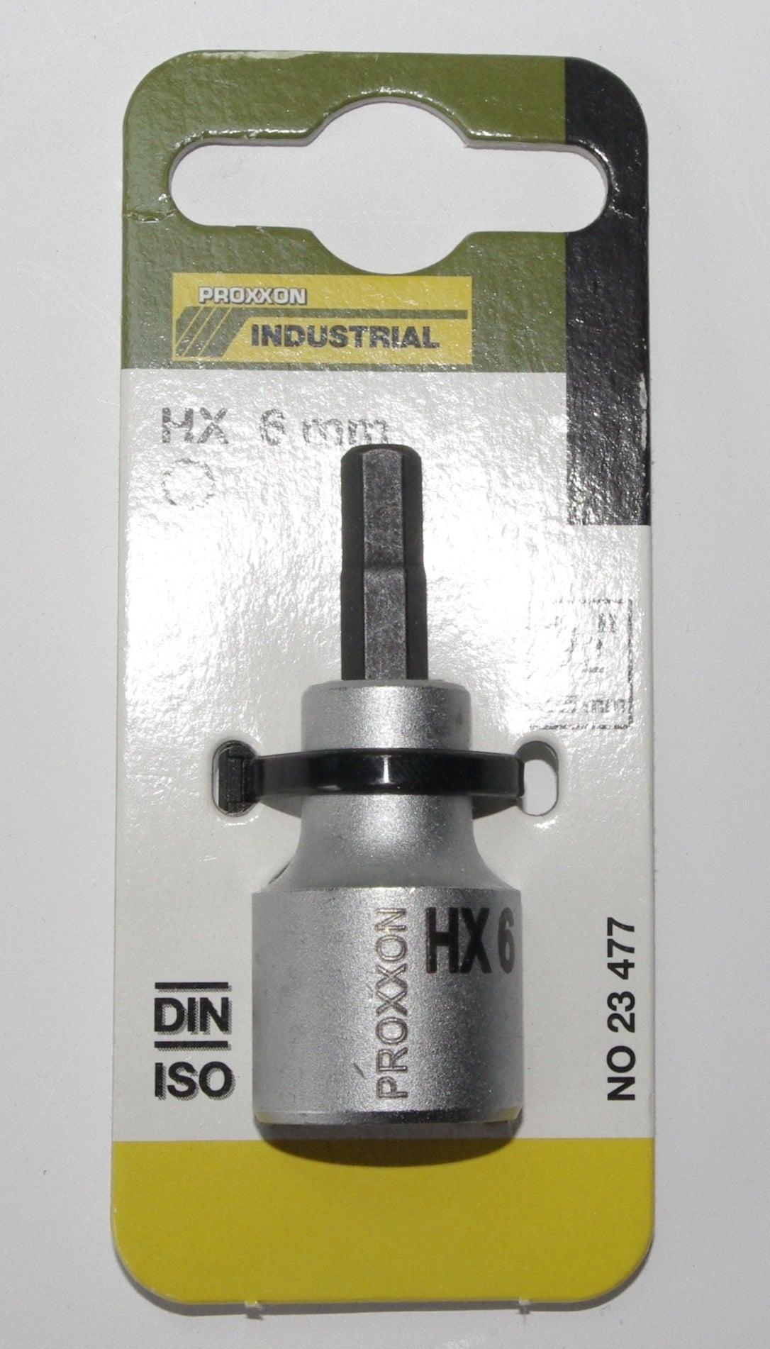 PROXXON 23477 Innensechskant Einsatz HX6 6mm Länge 55mm Antrieb 12,5mm (1/2")
