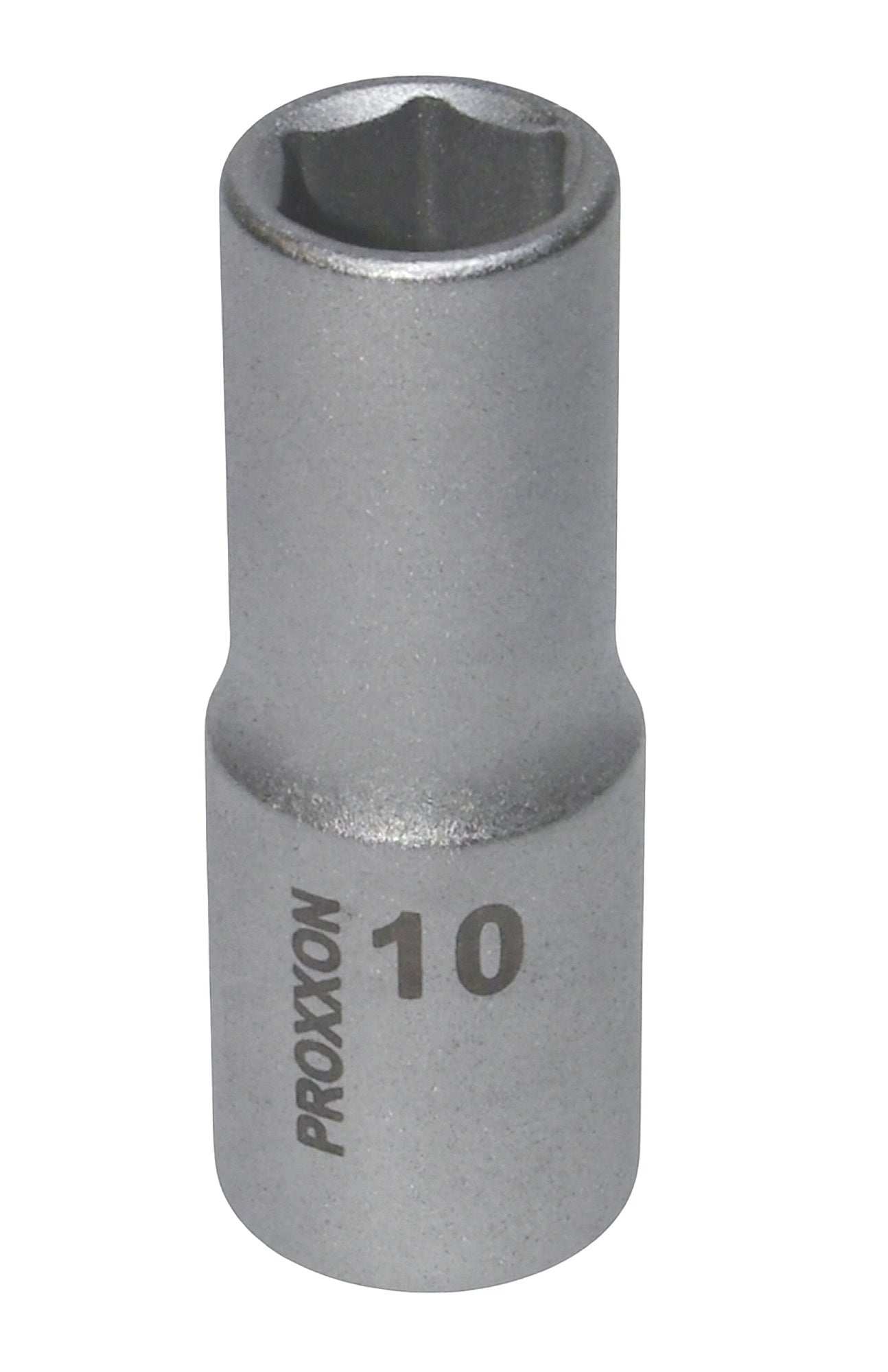 PROXXON 23536 Tiefbett Steckschlüsseleinsatz / Nuss 10mm Antrieb 10mm (3/8")