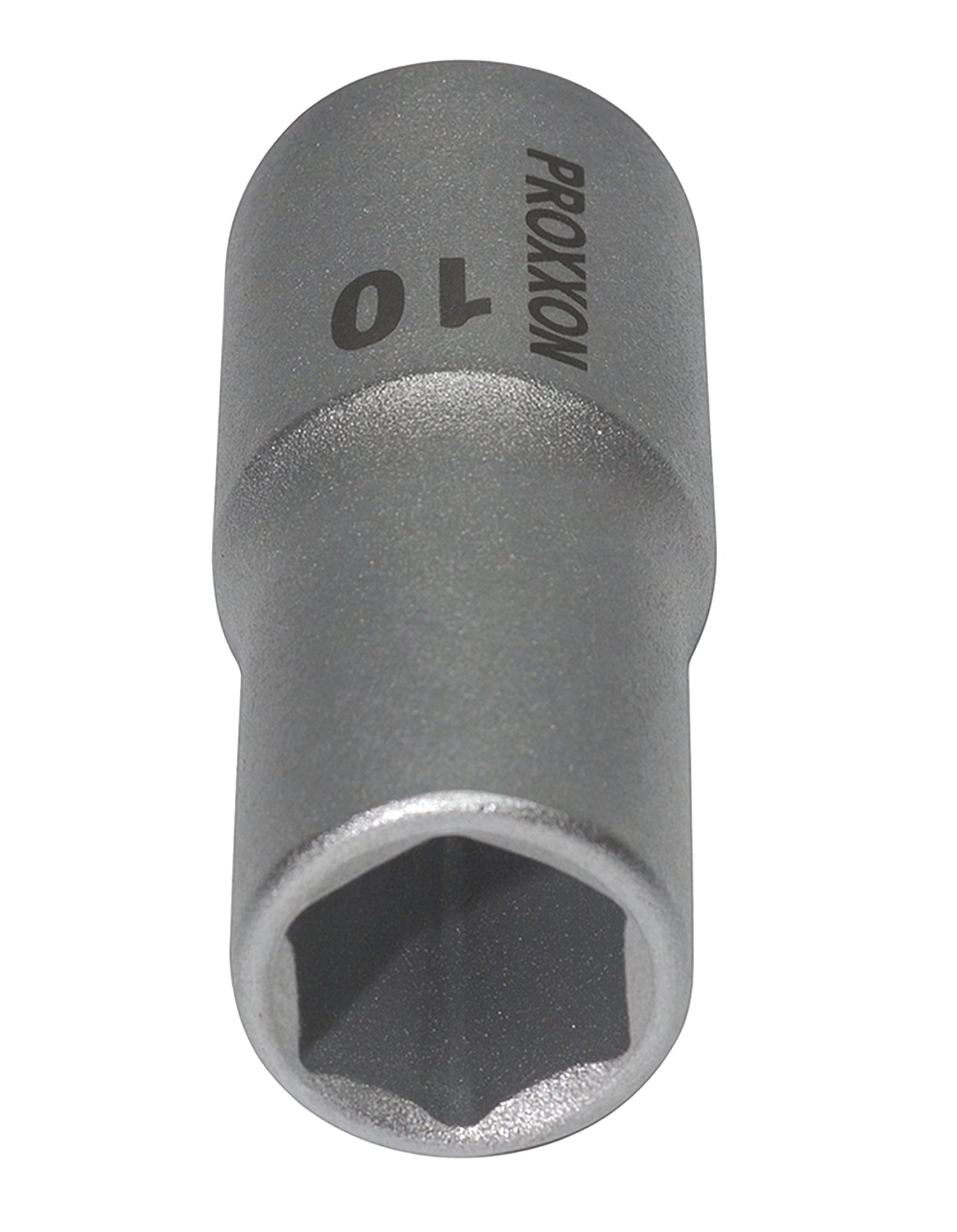 PROXXON 23536 Tiefbett Steckschlüsseleinsatz / Nuss 10mm Antrieb 10mm (3/8")
