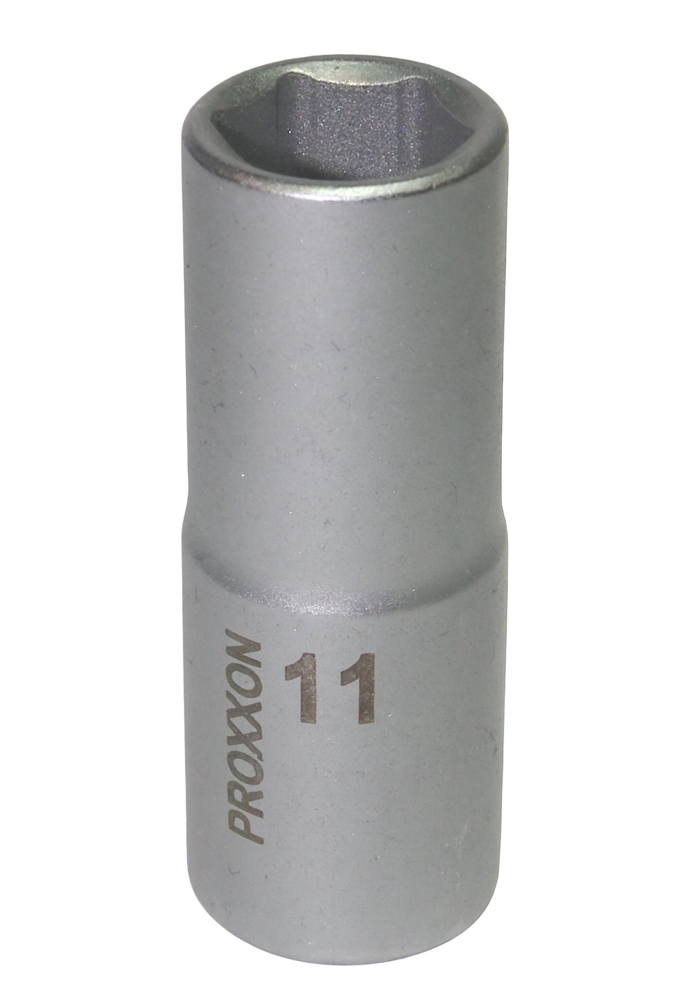 PROXXON 23538 Tiefbett Steckschlüsseleinsatz / Nuss 11mm Antrieb 10mm (3/8")