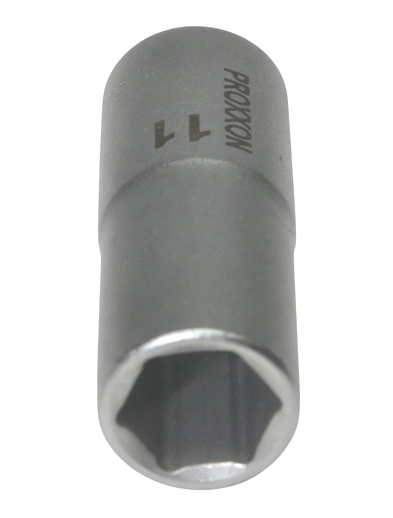 PROXXON 23538 Tiefbett Steckschlüsseleinsatz / Nuss 11mm Antrieb 10mm (3/8")