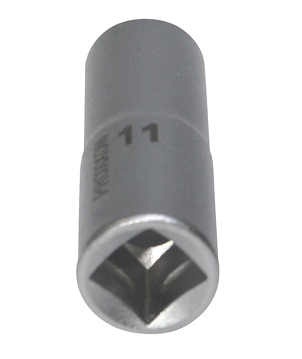 PROXXON 23538 Tiefbett Steckschlüsseleinsatz / Nuss 11mm Antrieb 10mm (3/8")