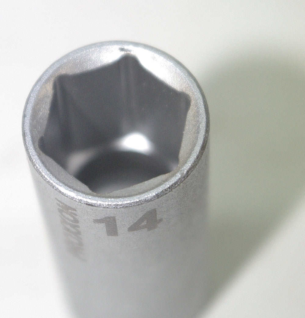 PROXXON 23543 Tiefbett Steckschlüsseleinsatz / Nuss14mm Antrieb 10mm (3/8")