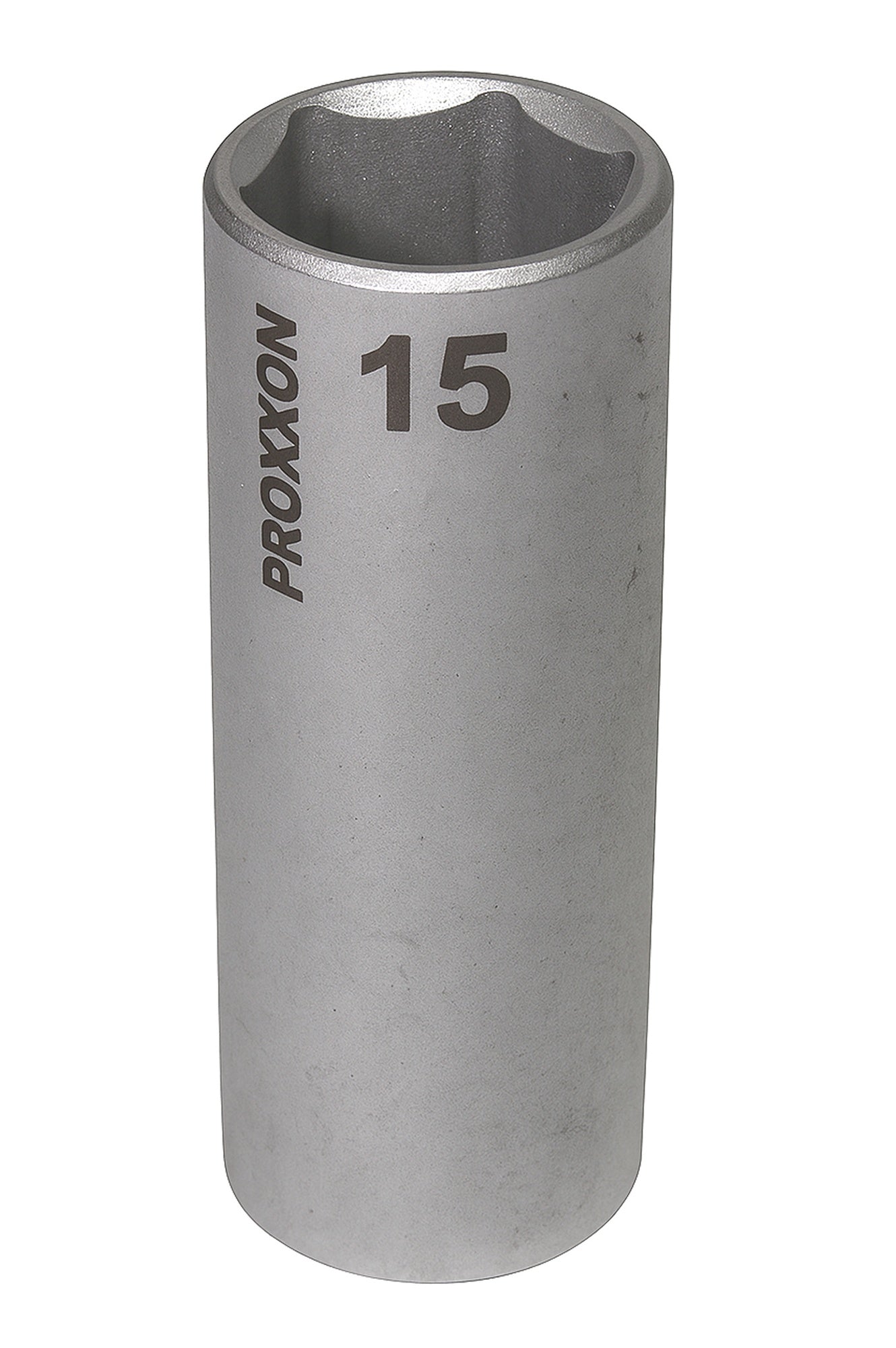 PROXXON 23544 Tiefbett Steckschlüsseleinsatz / Nuss 15mm Antrieb 10mm (3/8")