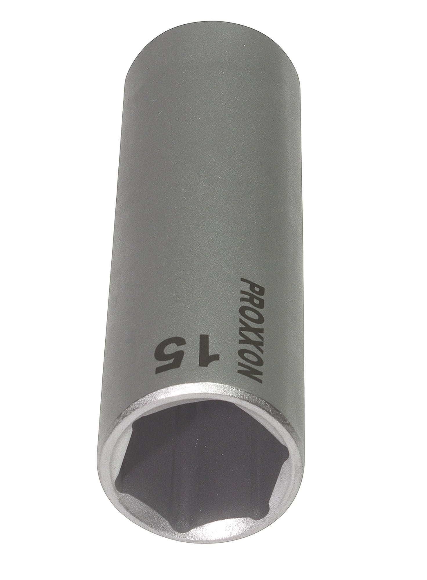 PROXXON 23544 Tiefbett Steckschlüsseleinsatz / Nuss 15mm Antrieb 10mm (3/8")