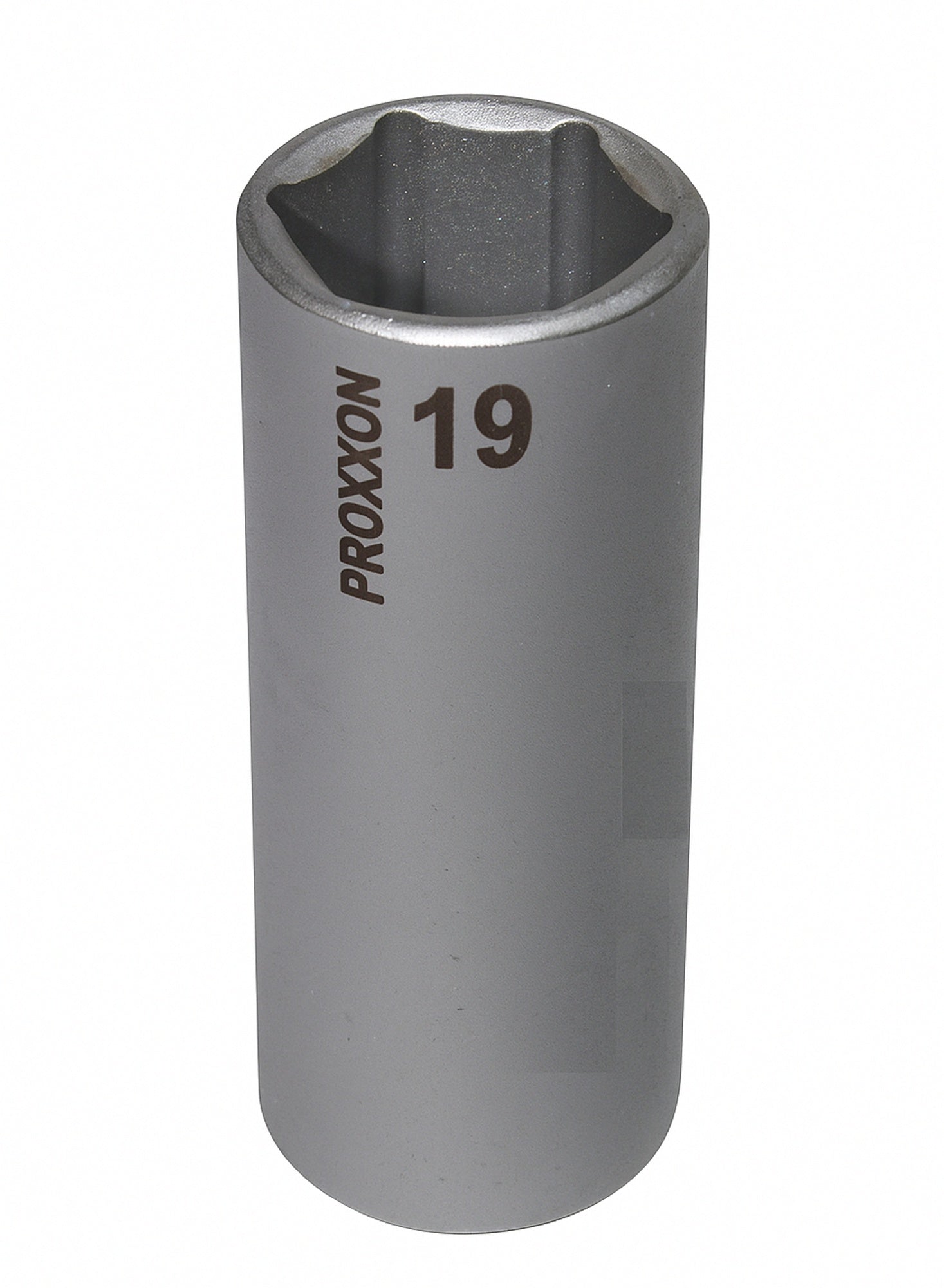 PROXXON 23549 Tiefbett Steckschlüsseleinsatz / Nuss 19mm Antrieb 10mm (3/8")